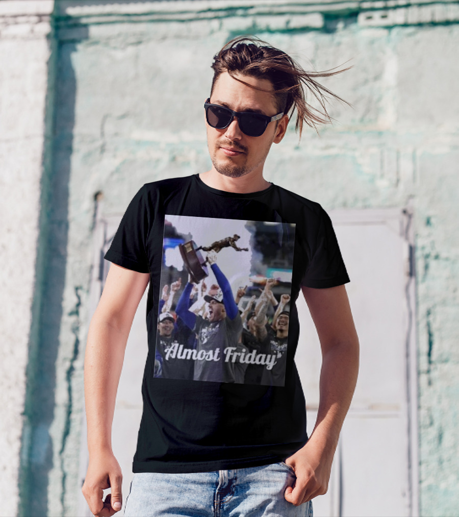 Almost Friday Freddie Freeman MVP Celebration Victory T-Shirt