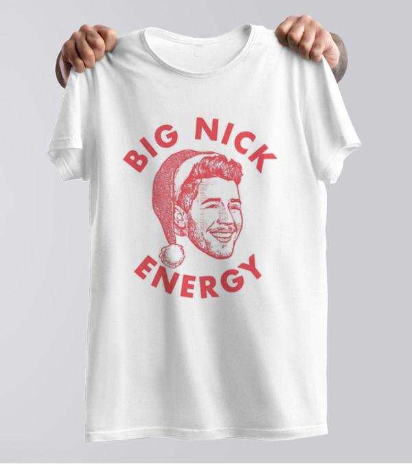 Jonas Brothers Big Nick Energy Christmas Hat T-Shirt