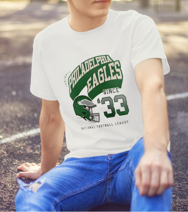 Philadelphia Eagles Football Since 1933 NFL National Football League T-Shirt
