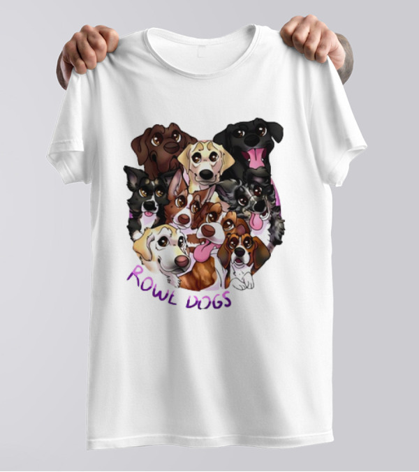 Rowe Dogs Playful Pooches Classic T-Shirt