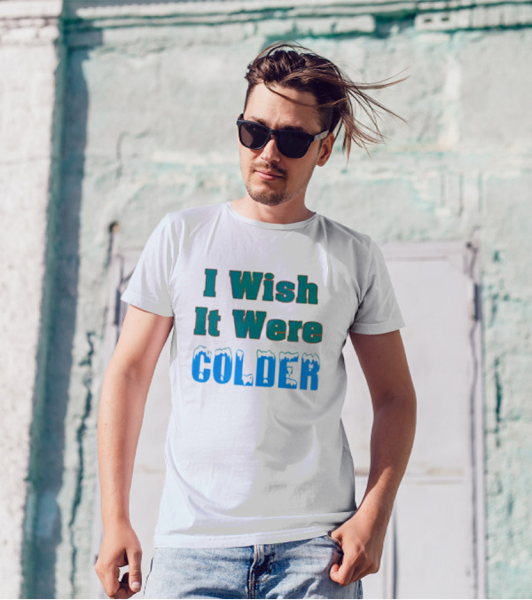 I Wish It Were Colder Mike McDaniel Coach Miami Dolphins T-Shirt