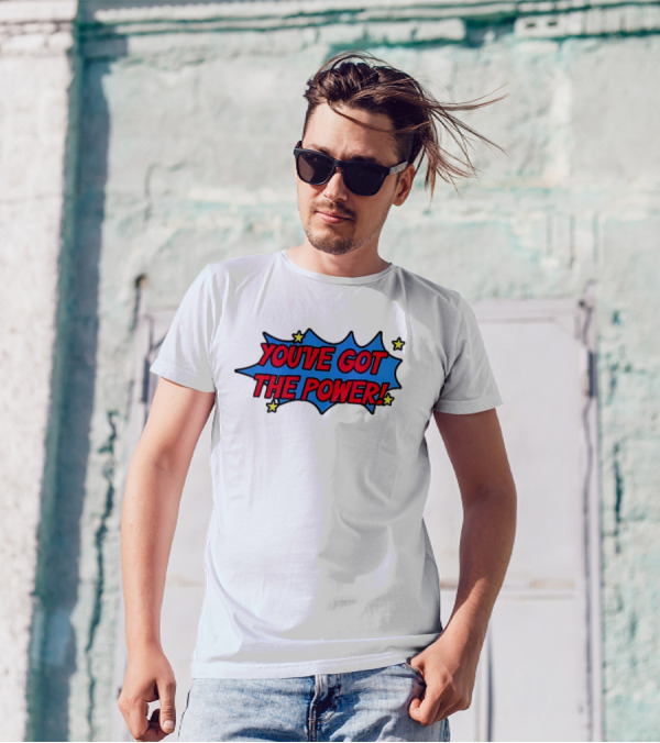 Monica You've Got The Power Comic Style Stars T-Shirt