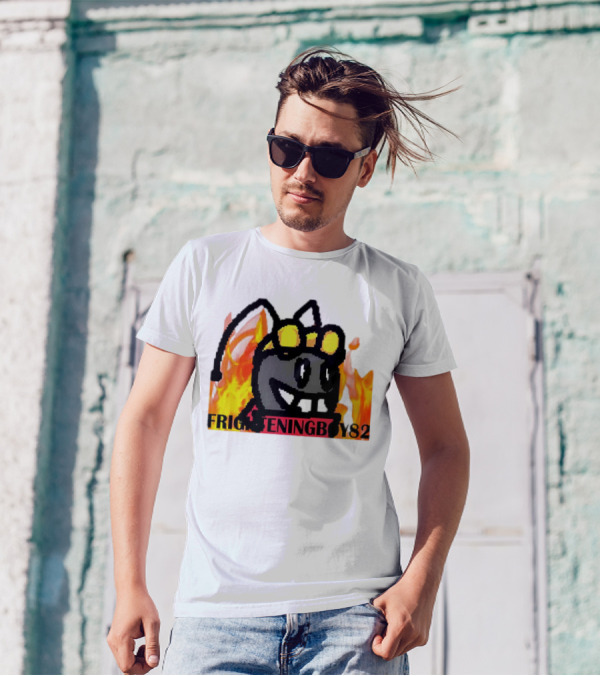 Moth FrighteningBoy82 Fire Background T-Shirt