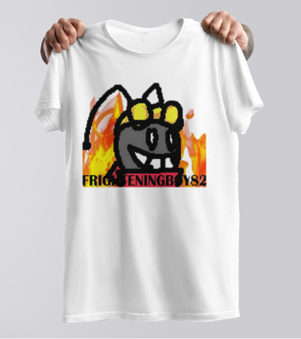 Moth FrighteningBoy82 Fire Background T-Shirt
