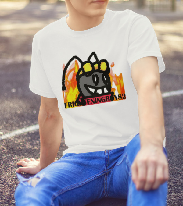 Moth FrighteningBoy82 Fire Background T-Shirt