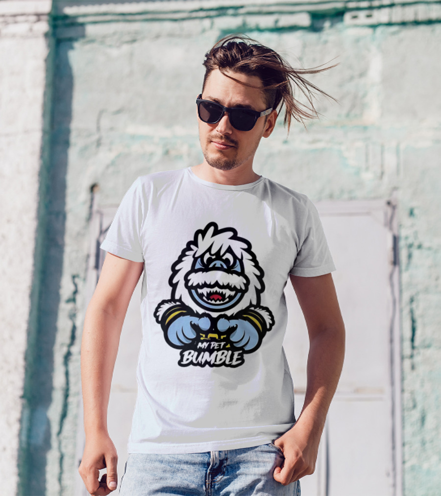 My Pet Bumble Abominable Snow Monster Yeti Holding T-Shirt