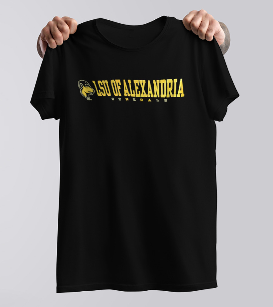 LSU Of Alexandria Generals Ram Logo Sports T-Shirt