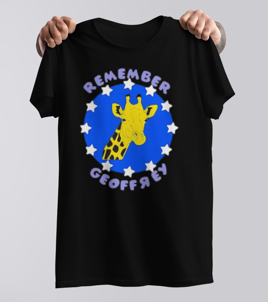 Remember Geoffrey Nostalgic Giraffe Us Toys Cartoon Retro T-Shirt