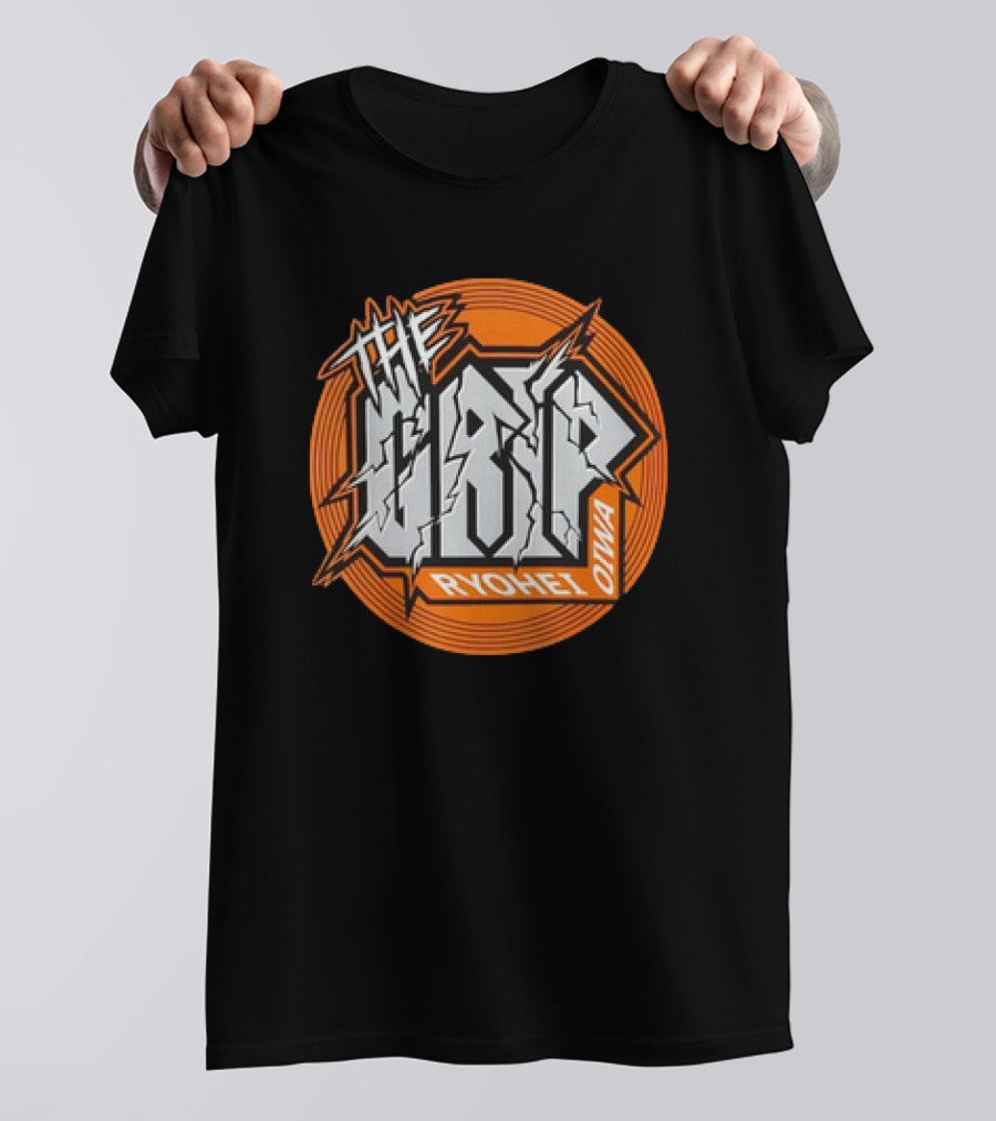 The Grip Ryohei Oiwa Iconic Text With Orange Circle T-Shirt