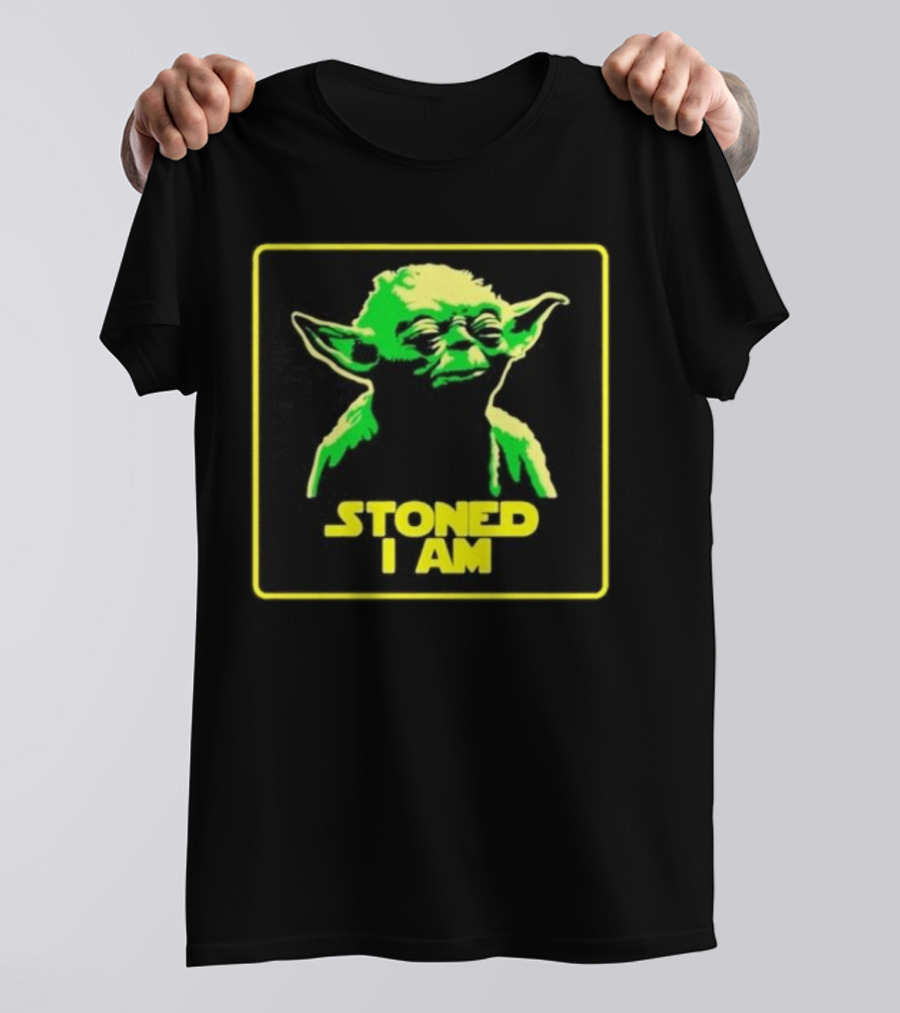 Star Wars Yoda Stoned I Am Jedi Master Meme T-Shirt