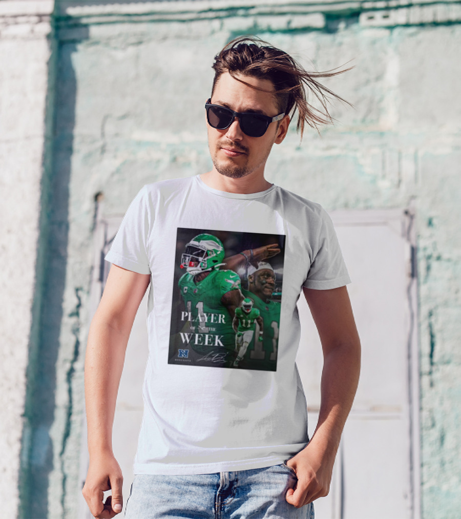 Arthur Juan Brown Philadelphia Eagles NFL Player Of The Week T-Shirt