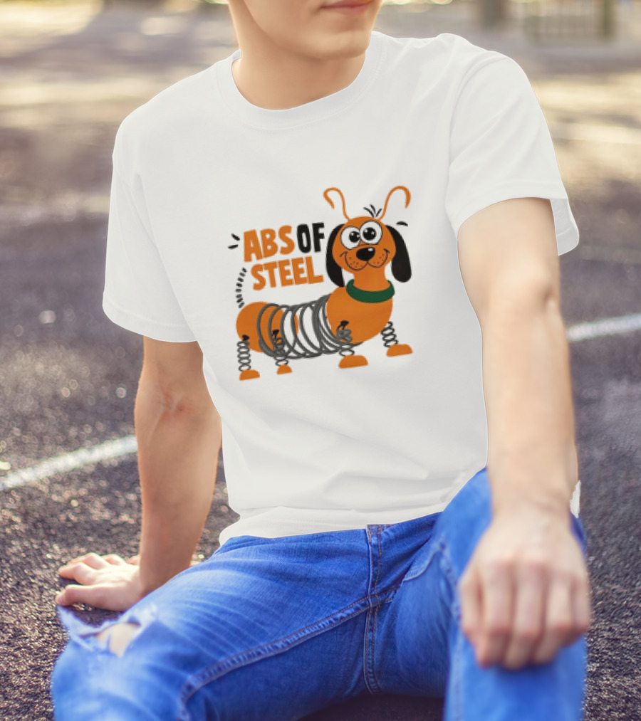 ABS Of Steel Dog Toy Story Slinky Dog T-Shirt