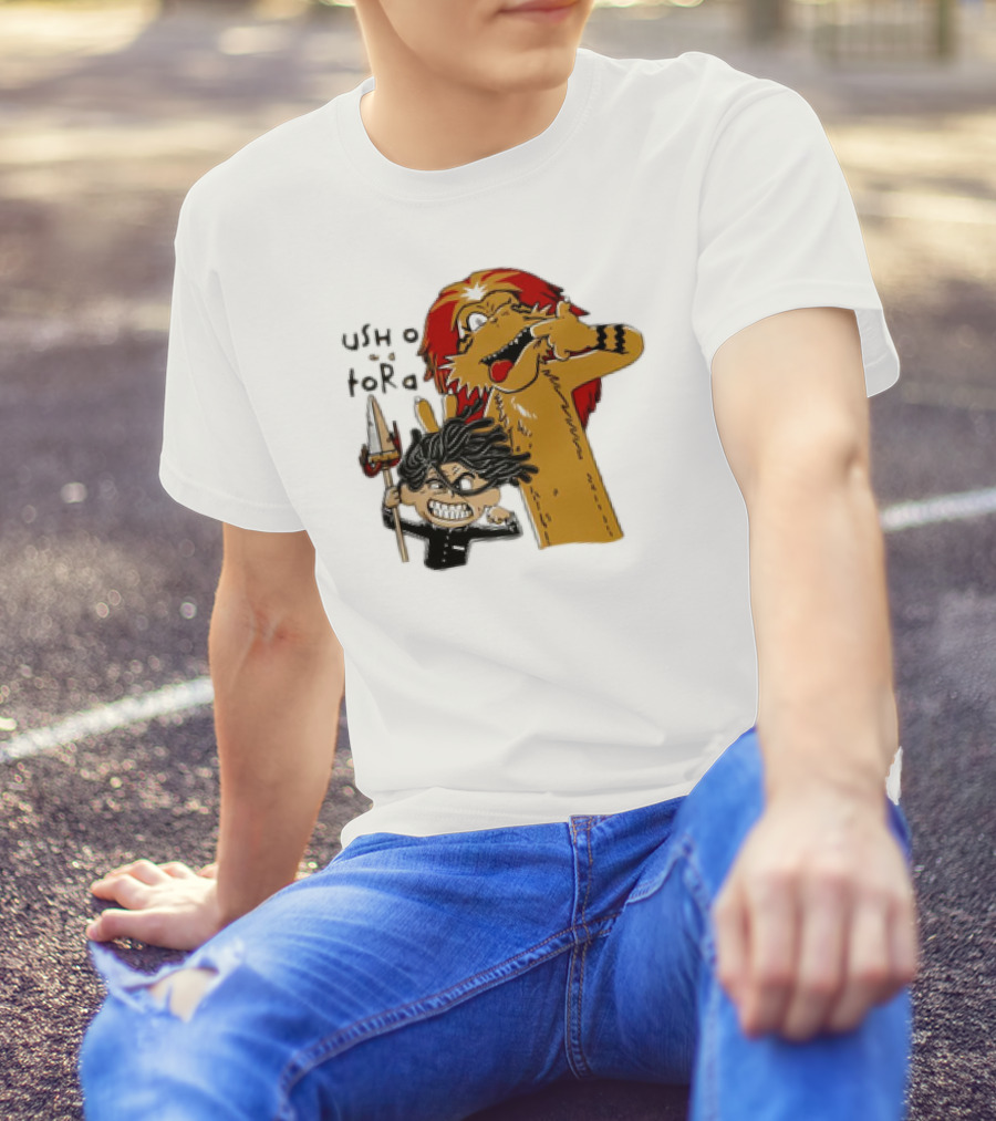 Ushio And Tora Calvin And Hobbes Mashup Tide And Tiger T-Shirt