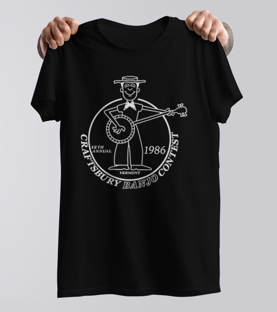 Craftsbury Banjo Contest 1986 12th Annual Vermont T-Shirt