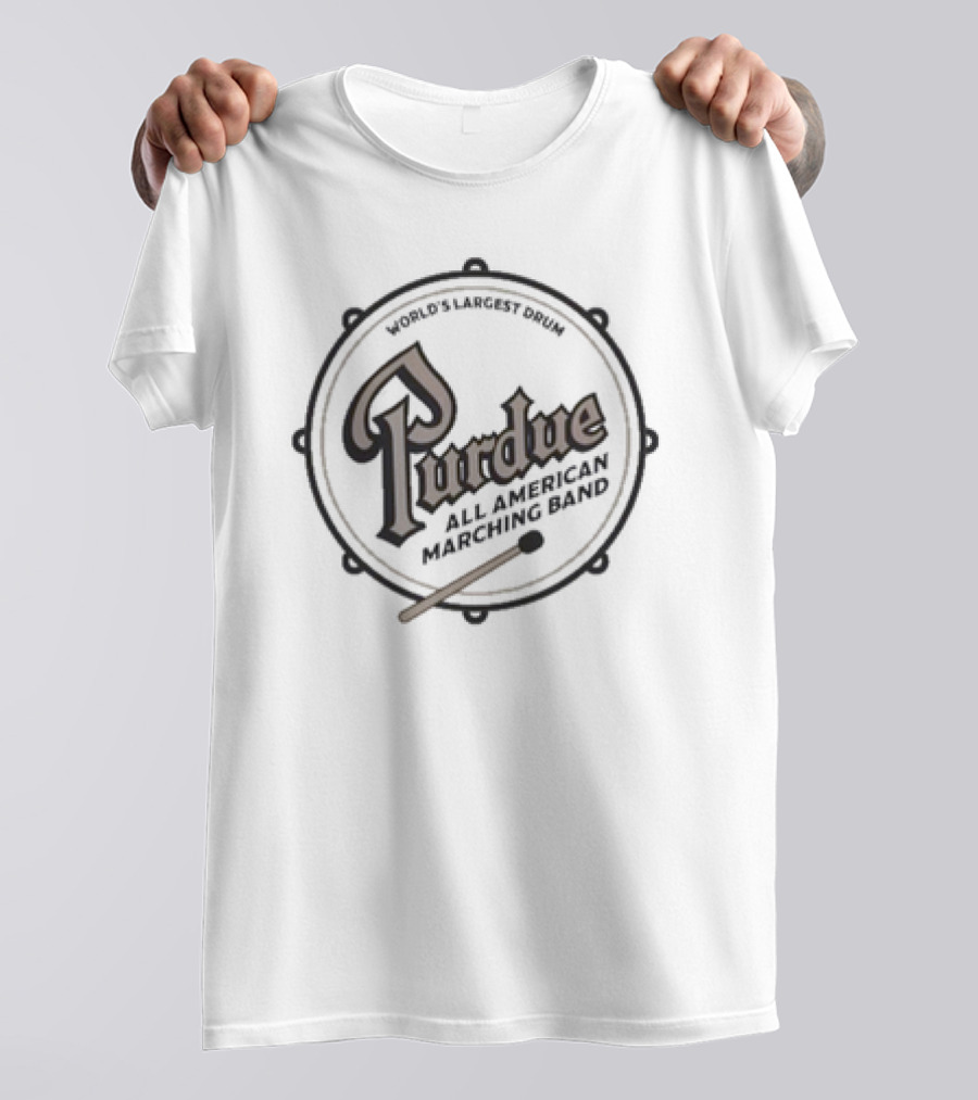 Purdue World's Largest Drum All American Marching Band T-Shirt