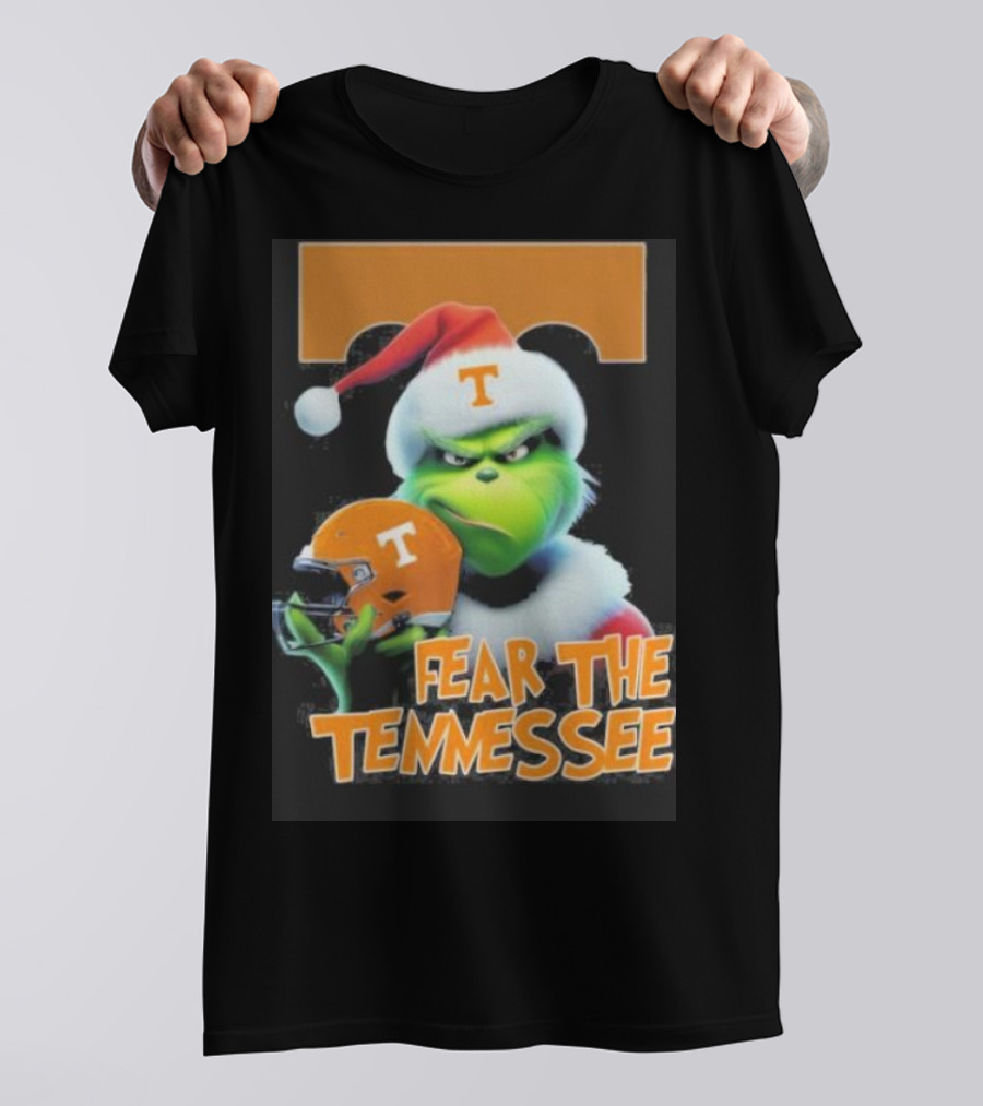 Grinch Fear The Tennessee Volunteers Christmas T-Shirt