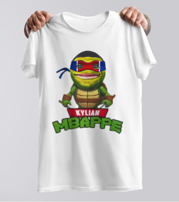 Kylian Mbappe Leonardo Ninja Turtle T-Shirt