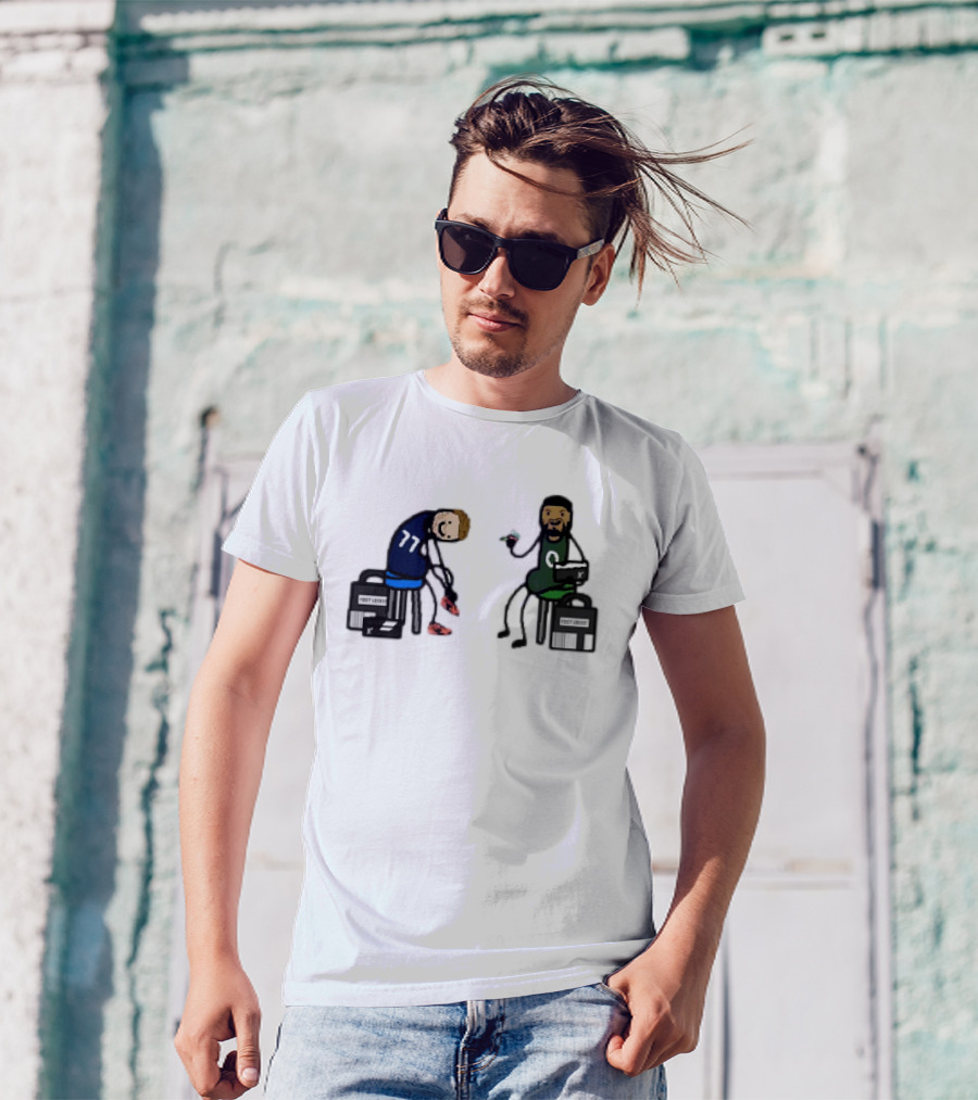 Luka 77 And Tatum Prepare With Foot Locker Shoes T-Shirt