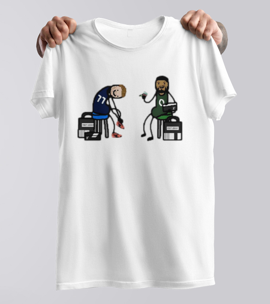 Luka 77 And Tatum Prepare With Foot Locker Shoes T-Shirt