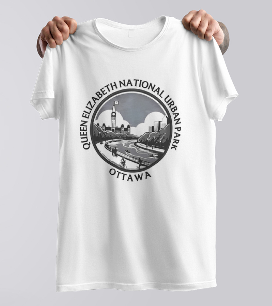 Queen Elizabeth National Urban Park Ottawa River Scene T-Shirt