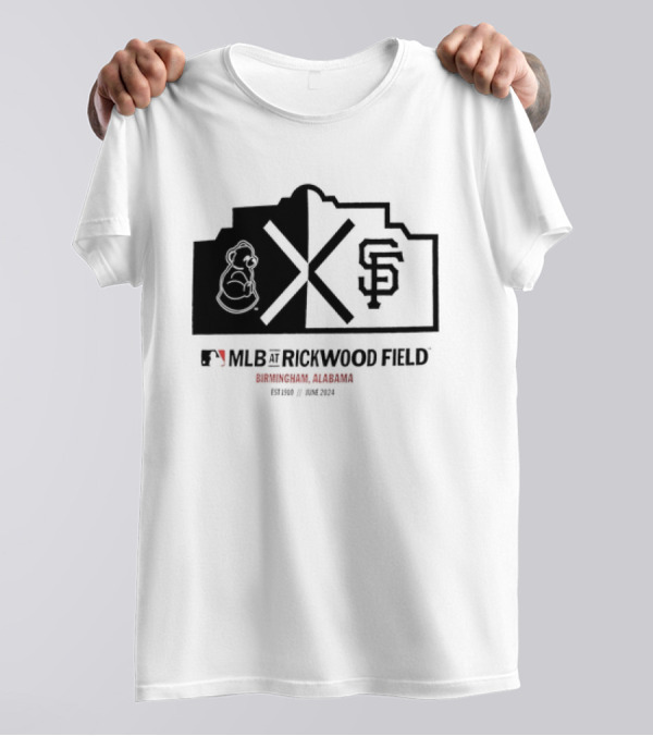 San Francisco Giants MLB Rickwood Field Birmingham Alabama June T-Shirt