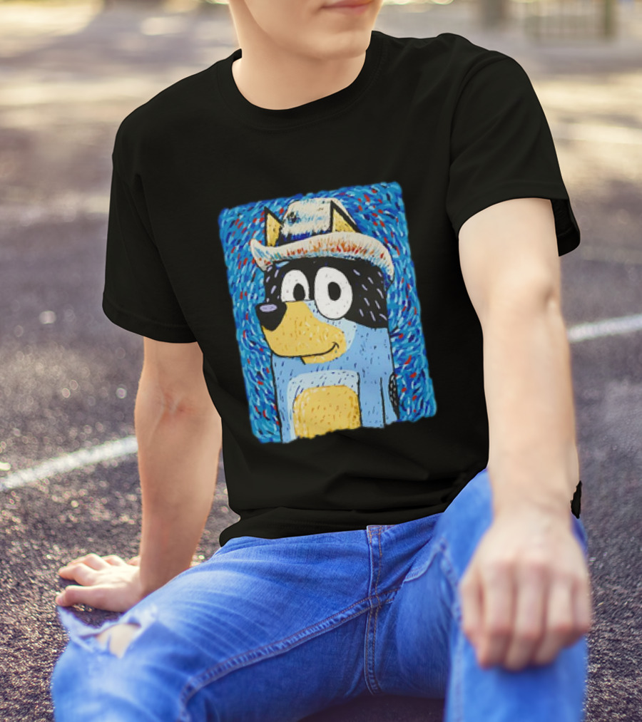 Heeler Family Van Gogh Bandit Van Dogh T-Shirt