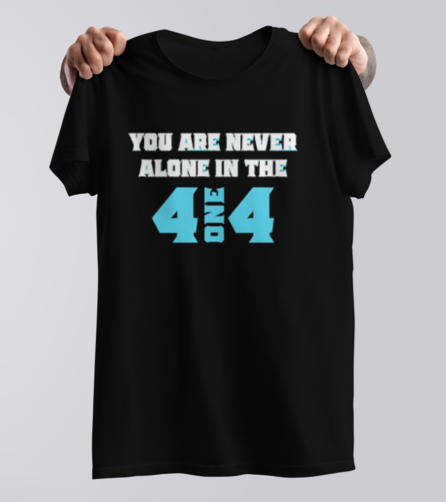 Marquette Golden Eagles You Are Never Alone In The 414 One 4 T-Shirt