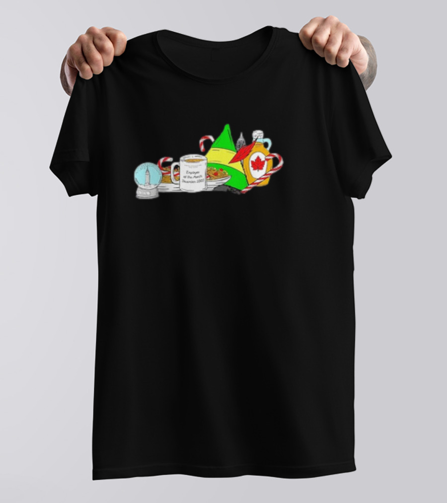 Elf-Tucky Kentucky Christmas Engulfed In Maple Syrup And Candy Canes T-Shirt