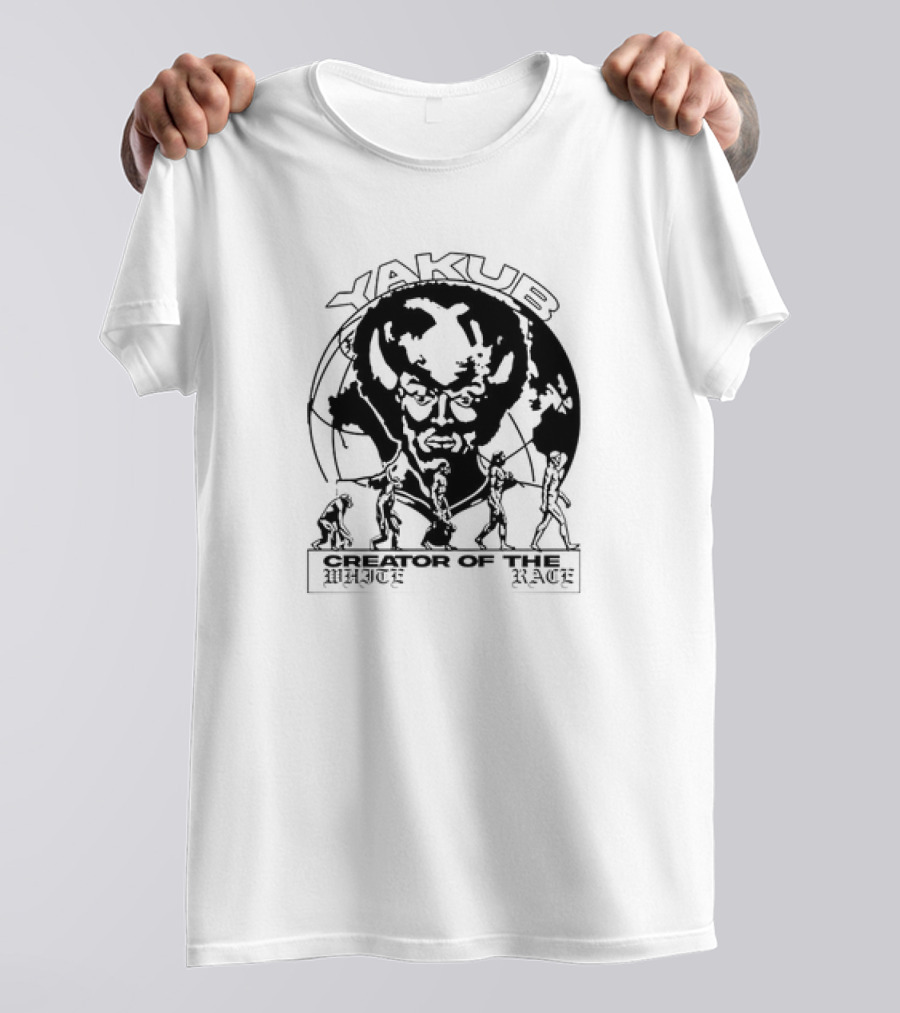 Yakub Creator Of The White Race Evolution T-Shirt
