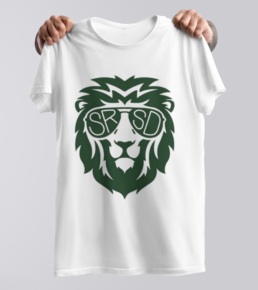 SRSD St. Rita Lion Mascot In Sunglasses T-Shirt