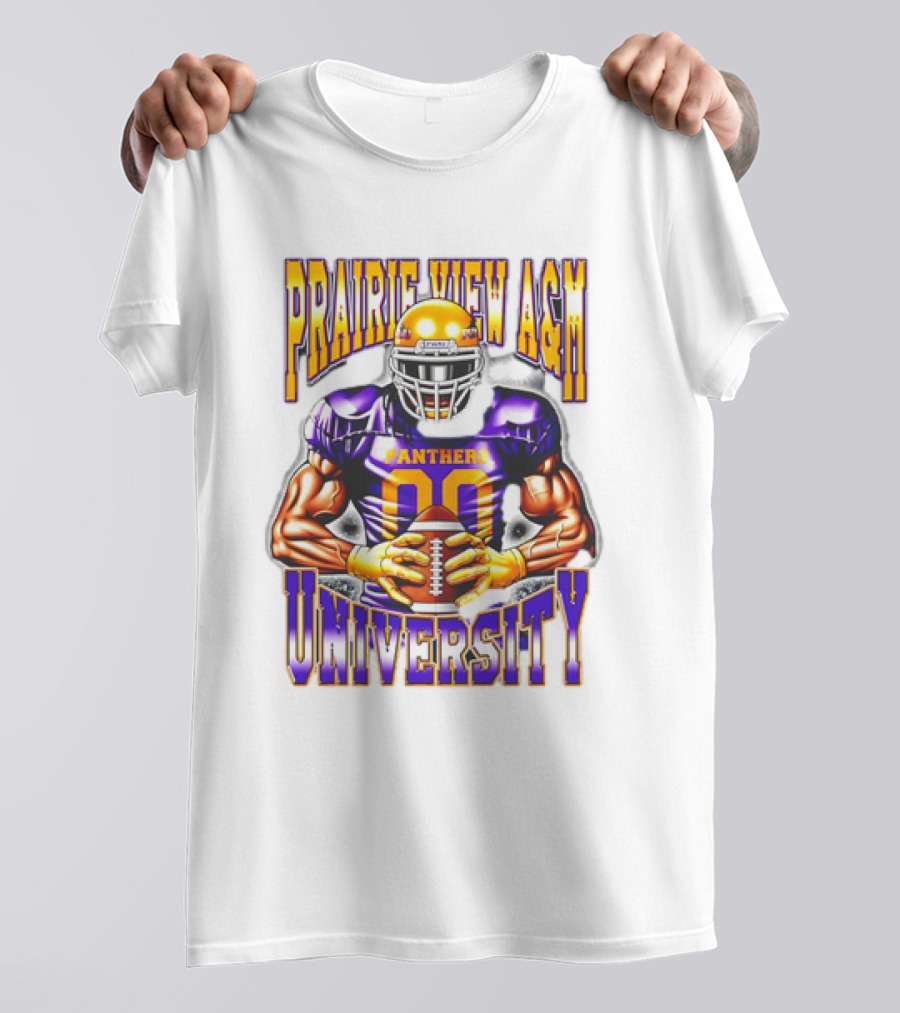Prairie View A&M University Panthers Football Player 00 T-Shirt