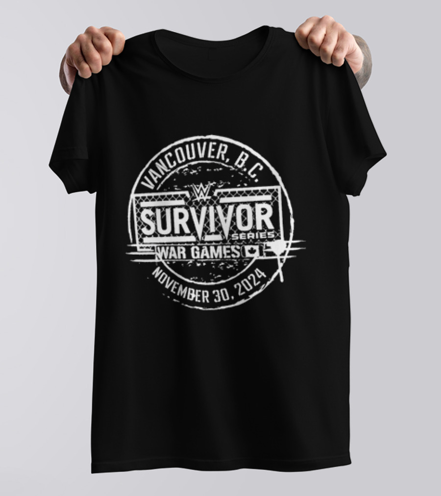 Vancouver B.C. WWE Survivor Series War Games November 30 T-Shirt
