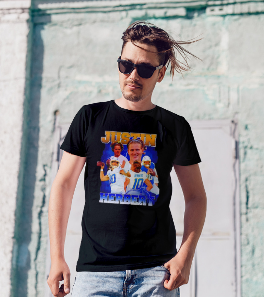 Justin Herbert Football Vintage T-Shirt