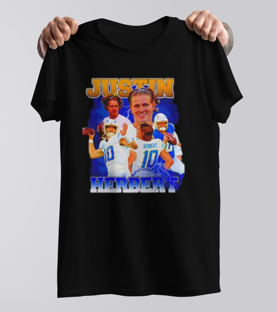 Justin Herbert Football Vintage T-Shirt
