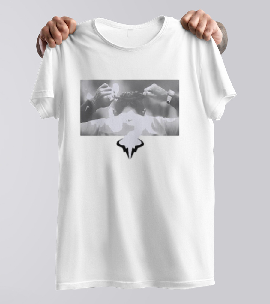 Serena Williams Decked Out In Rafa Nadal Bull T-Shirt