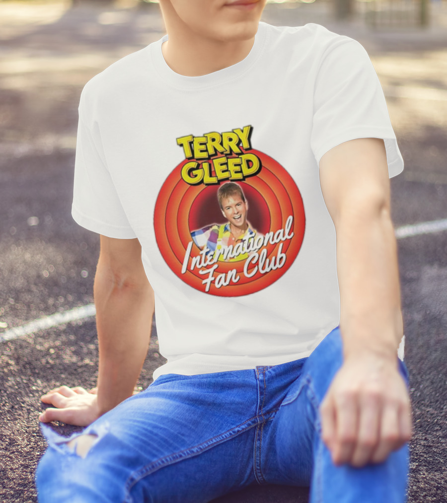 Terry Gleed International Fan Club Retro Style Badge T-Shirt