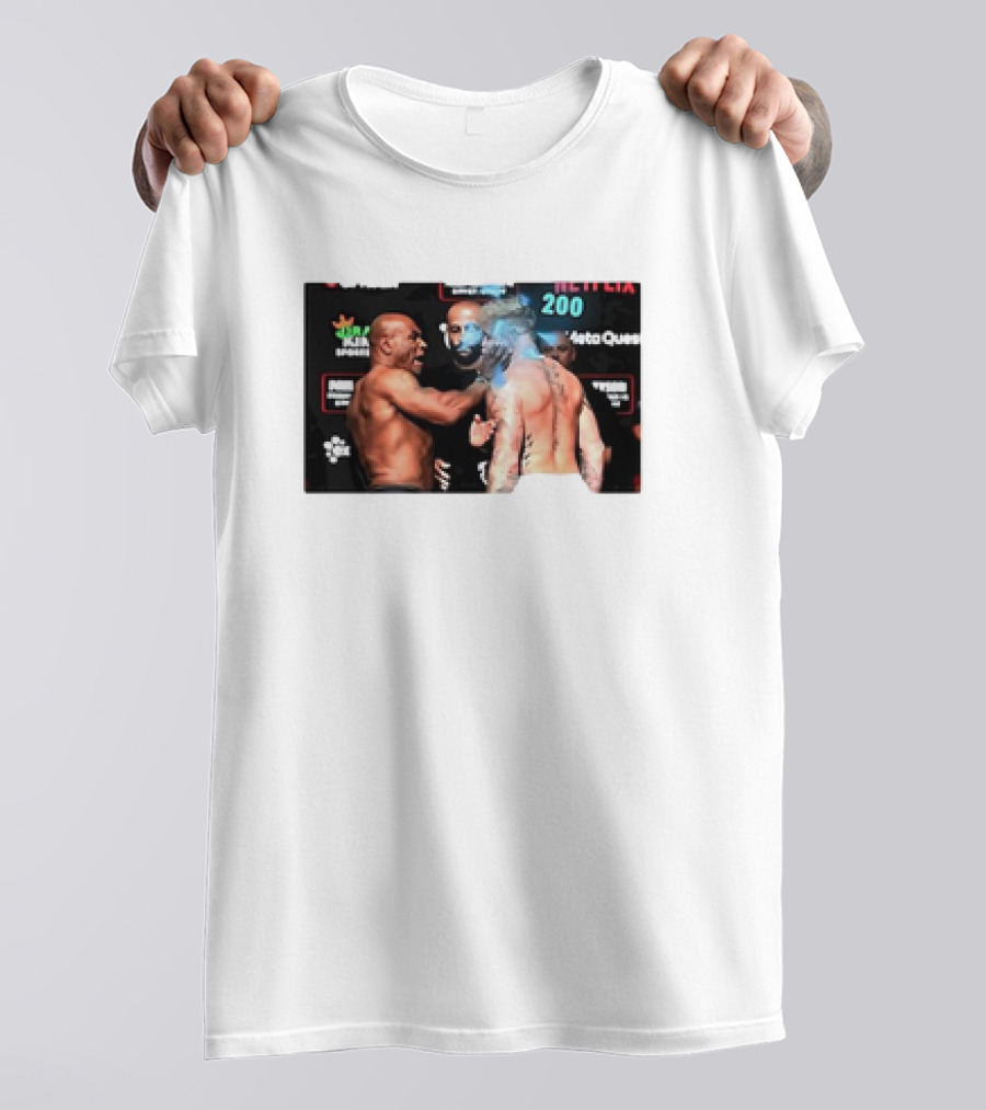 Mike Tyson Power Faceoff Photo 200 T-Shirt