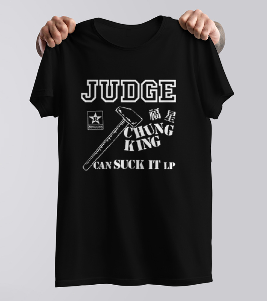 Revhq Judge Chung King Can Suck It LP Revelation Records Hammer T-Shirt