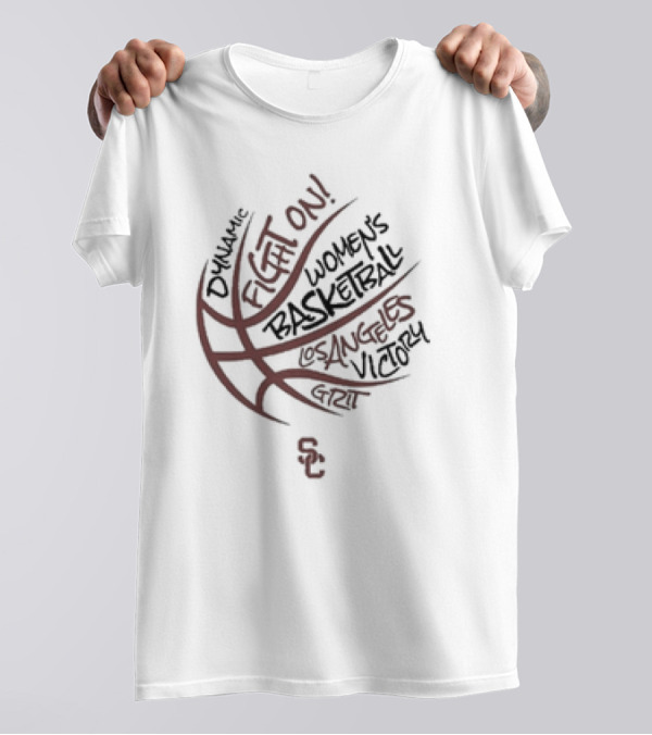 Dynamic Fight On USC Women’s Basketball Los Angeles Victory Grit T-Shirt