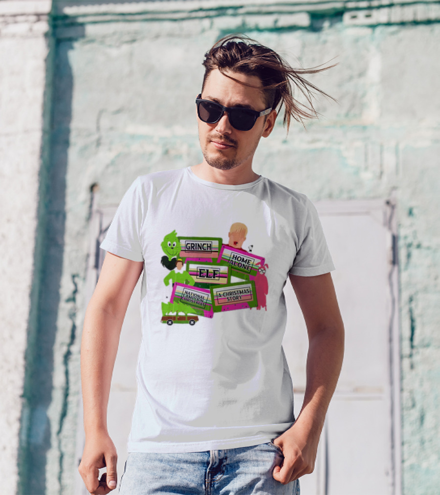Grinch Home Alone Elf National Lampoon Christmas Story T-Shirt
