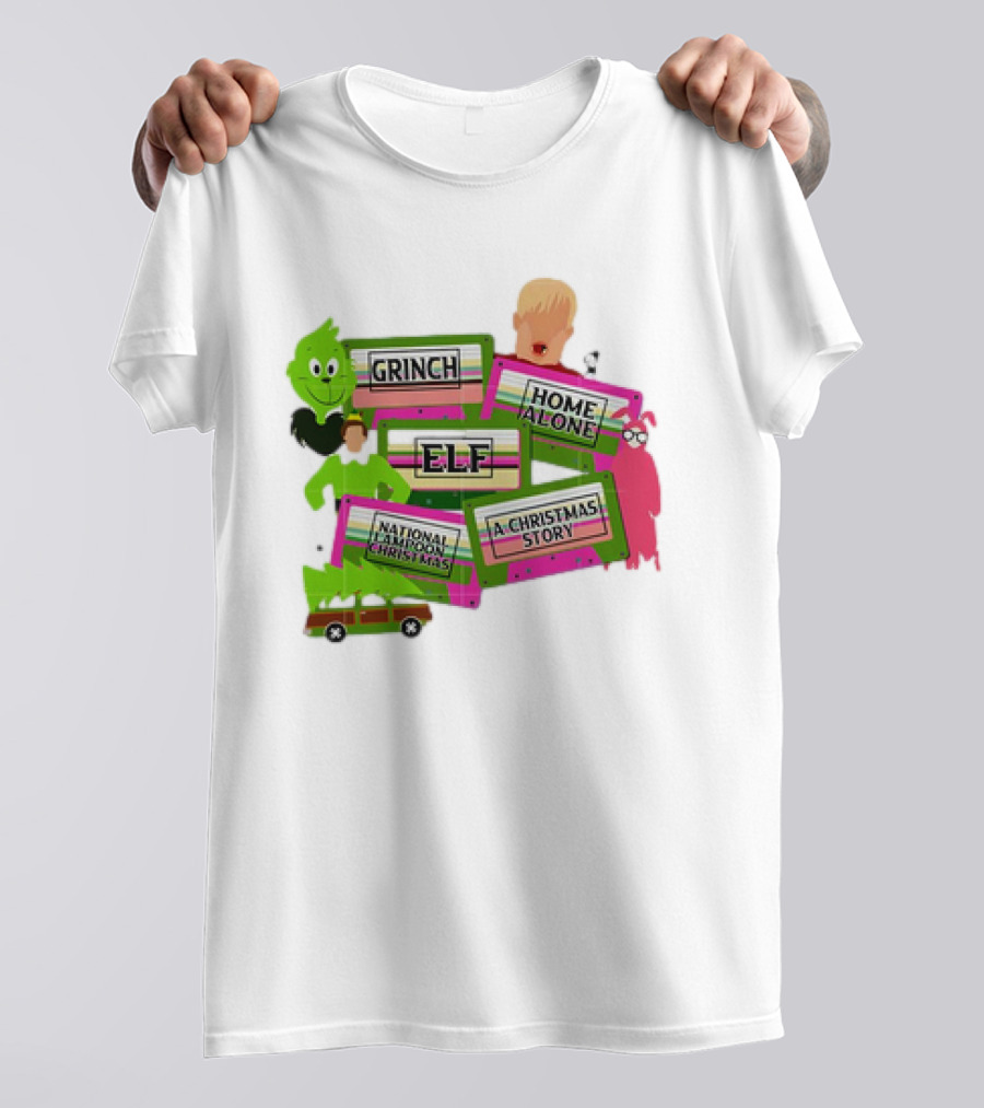 Grinch Home Alone Elf National Lampoon Christmas Story T-Shirt