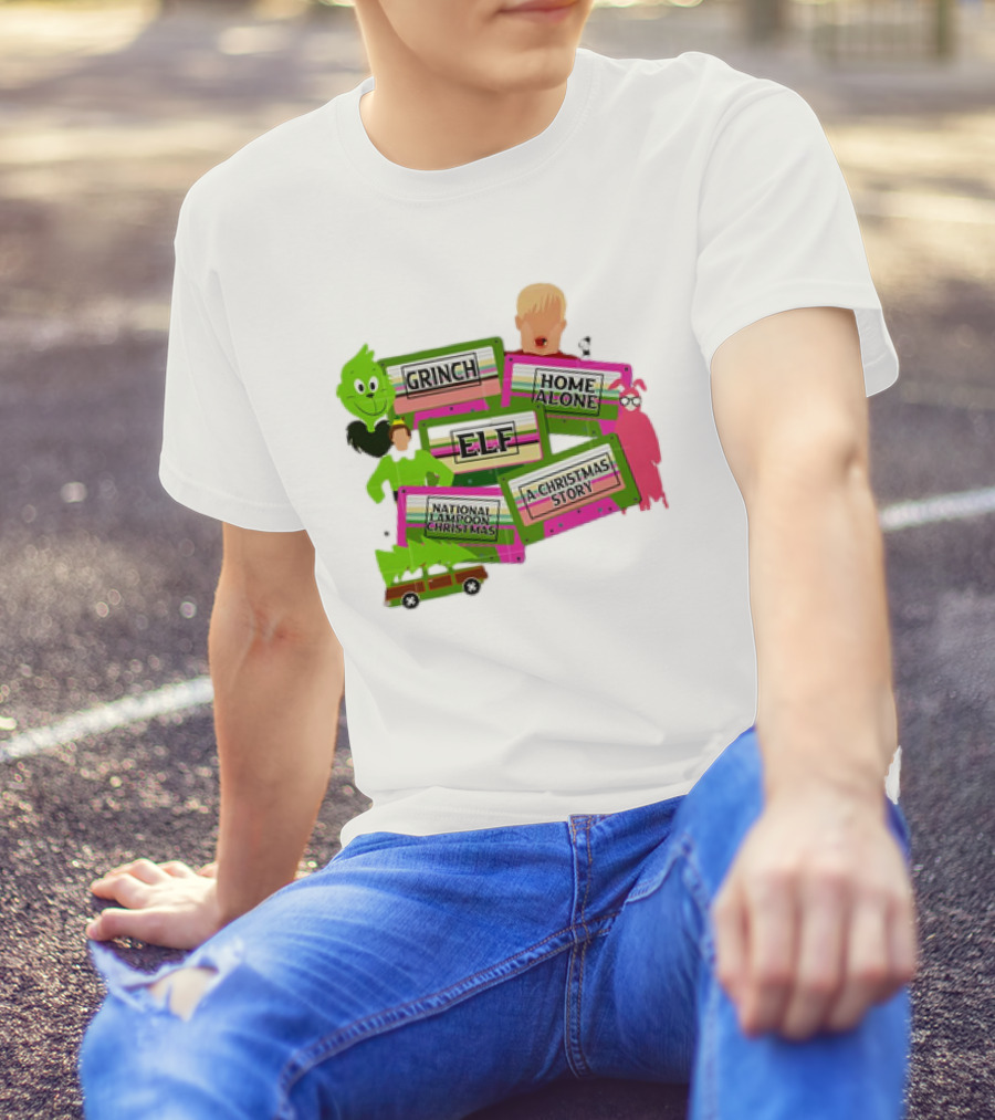 Grinch Home Alone Elf National Lampoon Christmas Story T-Shirt
