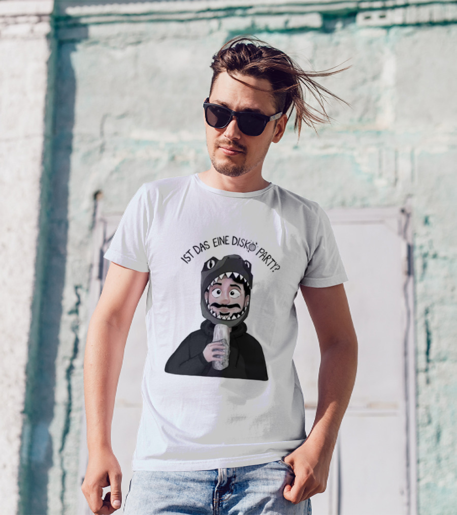 Ist Das Eine Disko Party Dinosaurier Kostüm Mann Essen T-Shirt