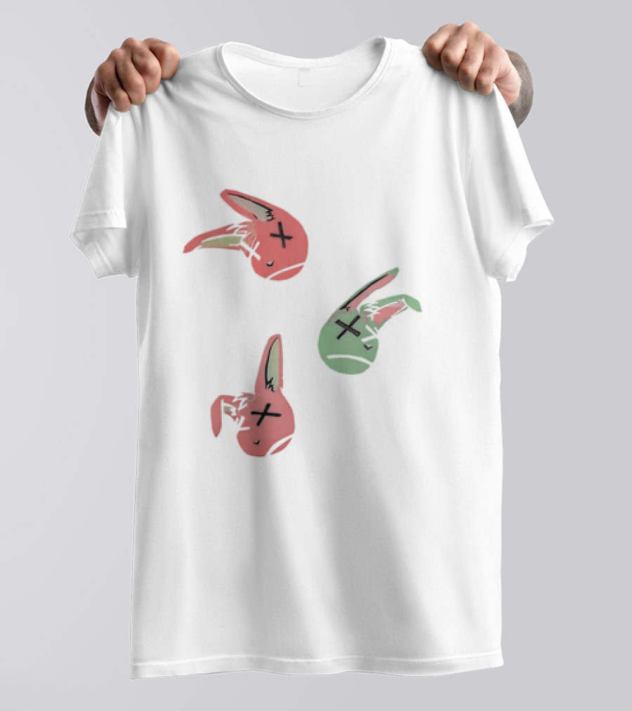 Lucky Rabbit Squad Duck Season Pastel Bunny Heads T-Shirt