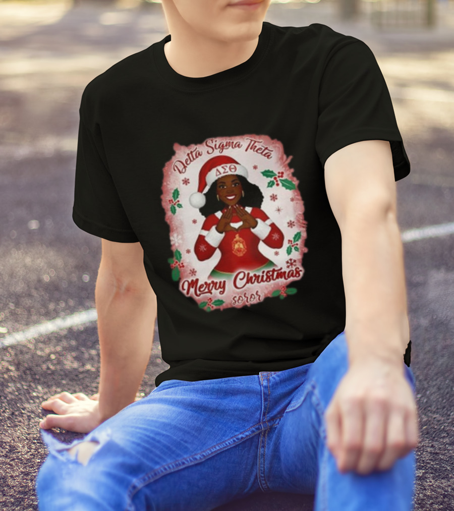 Delta Sigma Theta Merry Christmas Soror T-Shirt