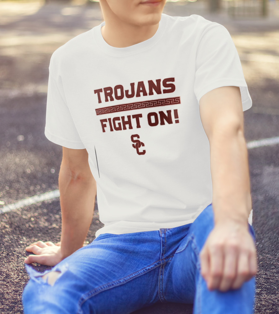 Trojans Fight On USC SC T-Shirt
