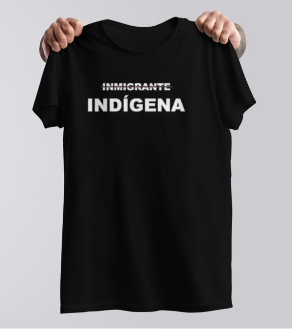 Flor Inmigrante Tachado Indígena T-Shirt