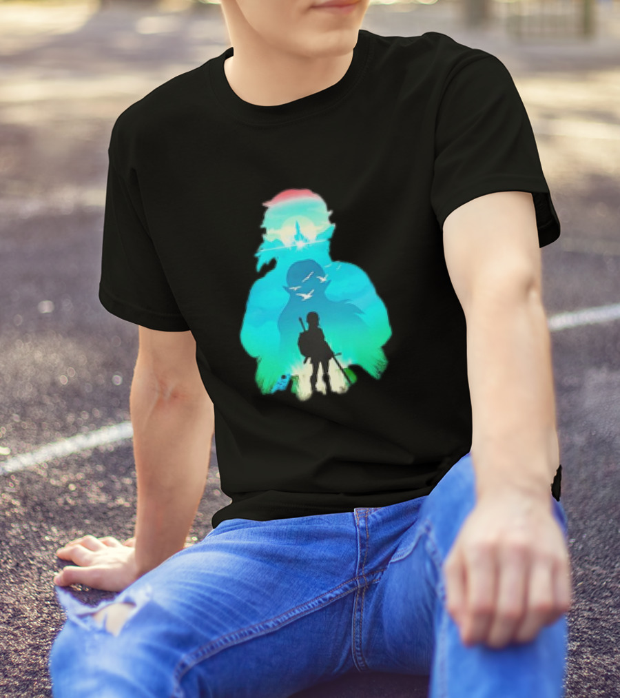 Hero Landscape Anime Adventure T-Shirt