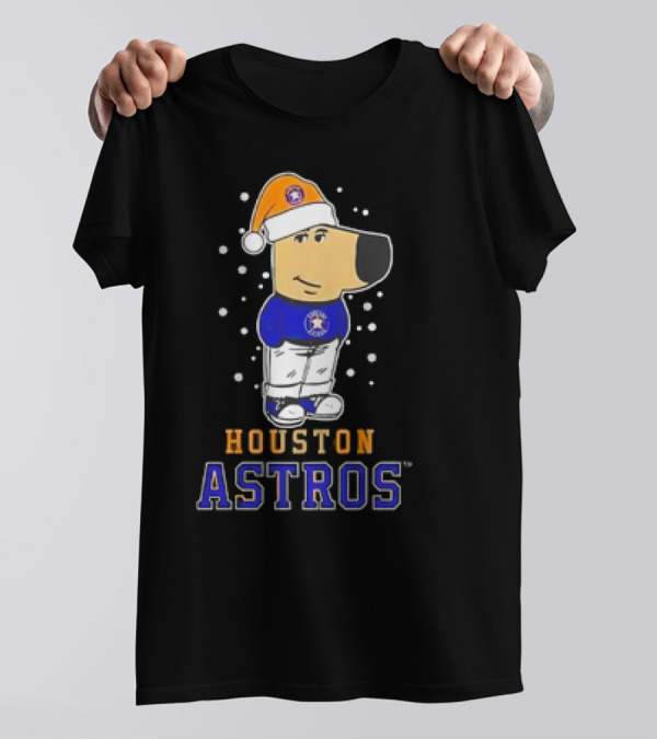 Houston Astros Christmas Chill With Festive Character T-Shirt
