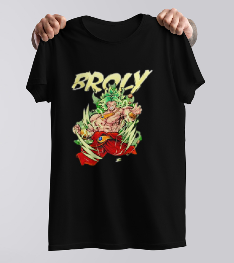 Broly Legendary Warrior Anime Super Saiyan Power Display T-Shirt